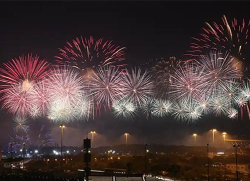 五常市焰火晚会